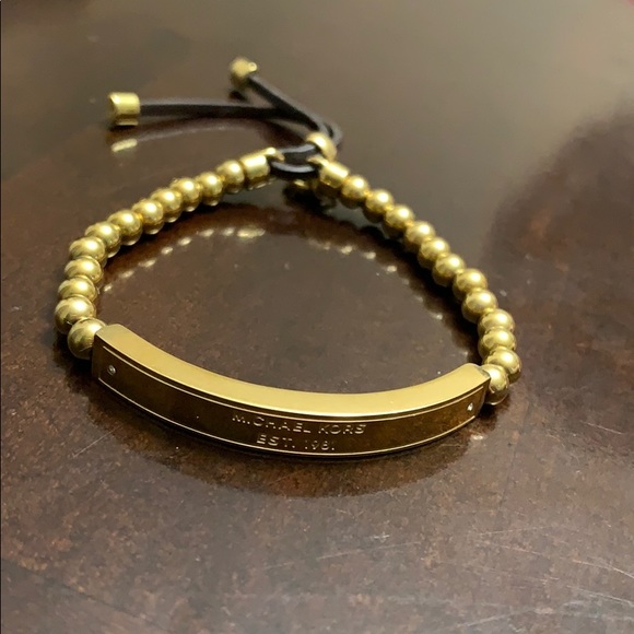Michael Kors gold stretchy bracelet - Picture 3 of 3